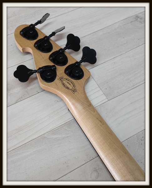 Sandberg California II TM5 Ebony Fretless, Black Highgloss